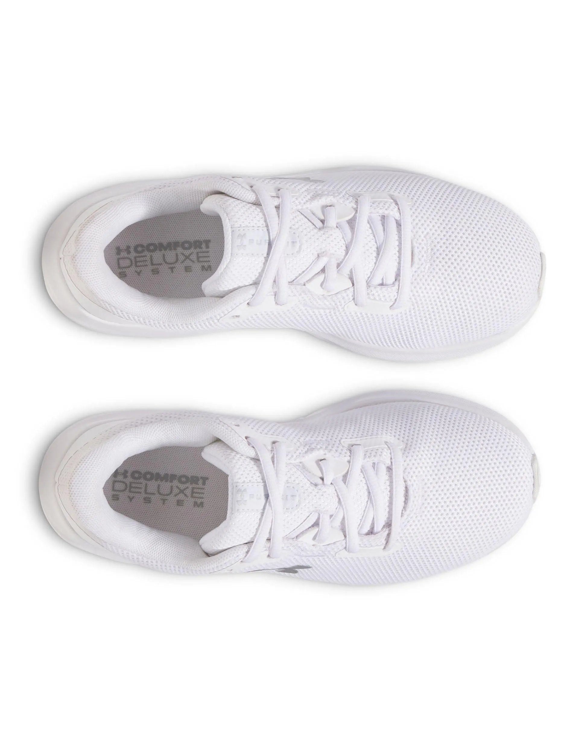 Pursuit 4 Running Shoes - White/Metallic Silver