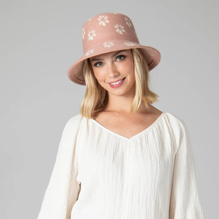 San Diego Hat Company - Rose Wilder Bucket Hat (Blush)