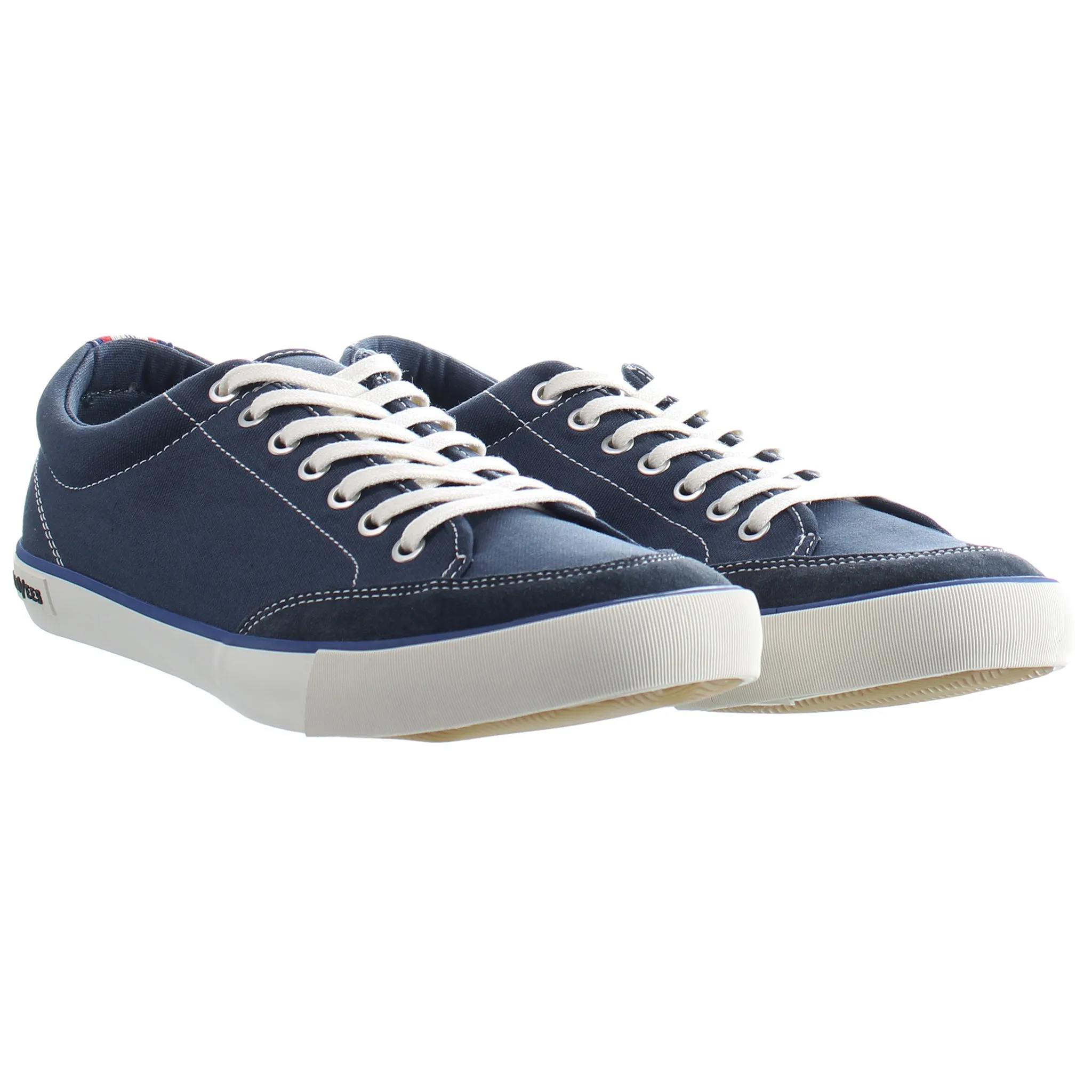 Seavees Westwood Mens Blue Plimsolls