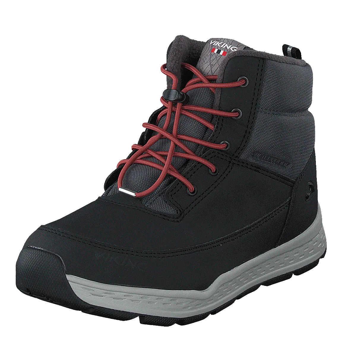 Sjur Wp Black/burgundy