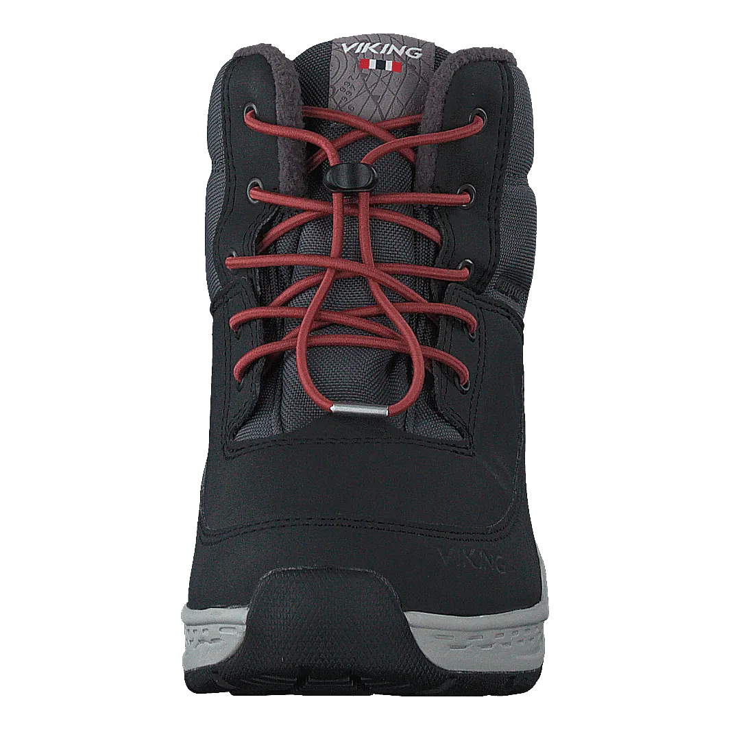 Sjur Wp Black/burgundy