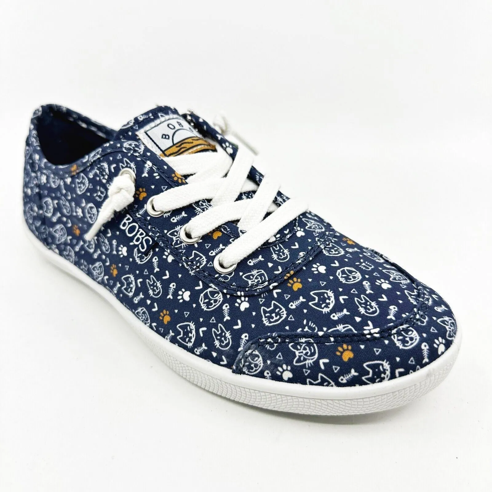Skechers Bobs B Cute Itty Kitty Navy Womens Size 5 Casual Sneakers