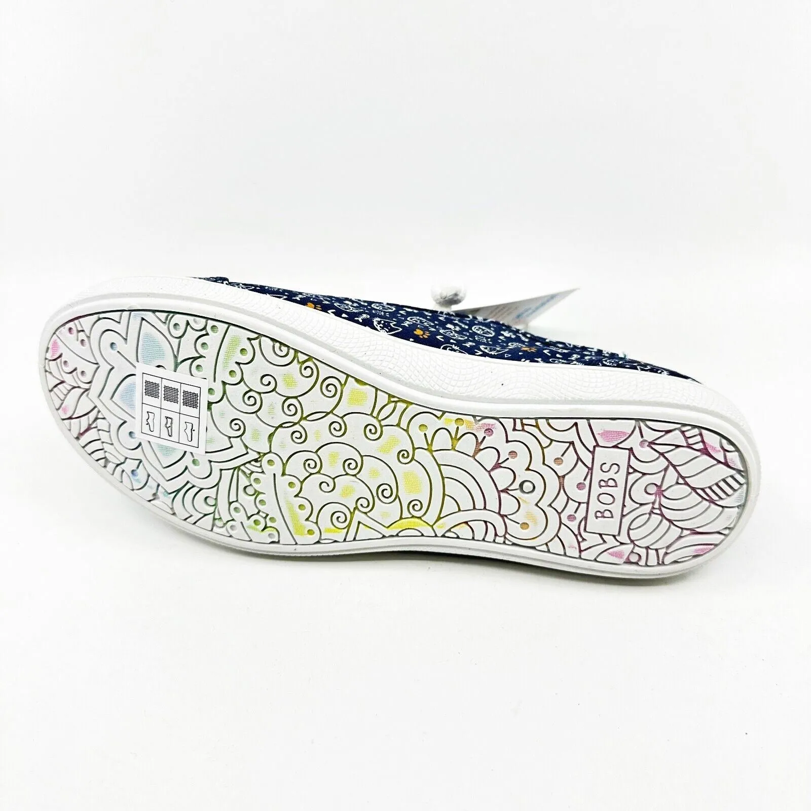 Skechers Bobs B Cute Itty Kitty Navy Womens Size 5 Casual Sneakers