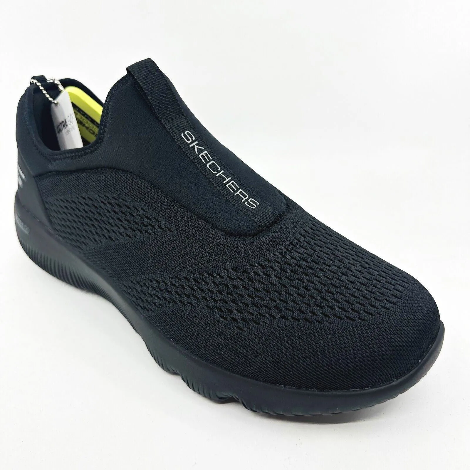 Skechers Go Run Focus Guard Black Mens Size 12 Slip On Sneakers