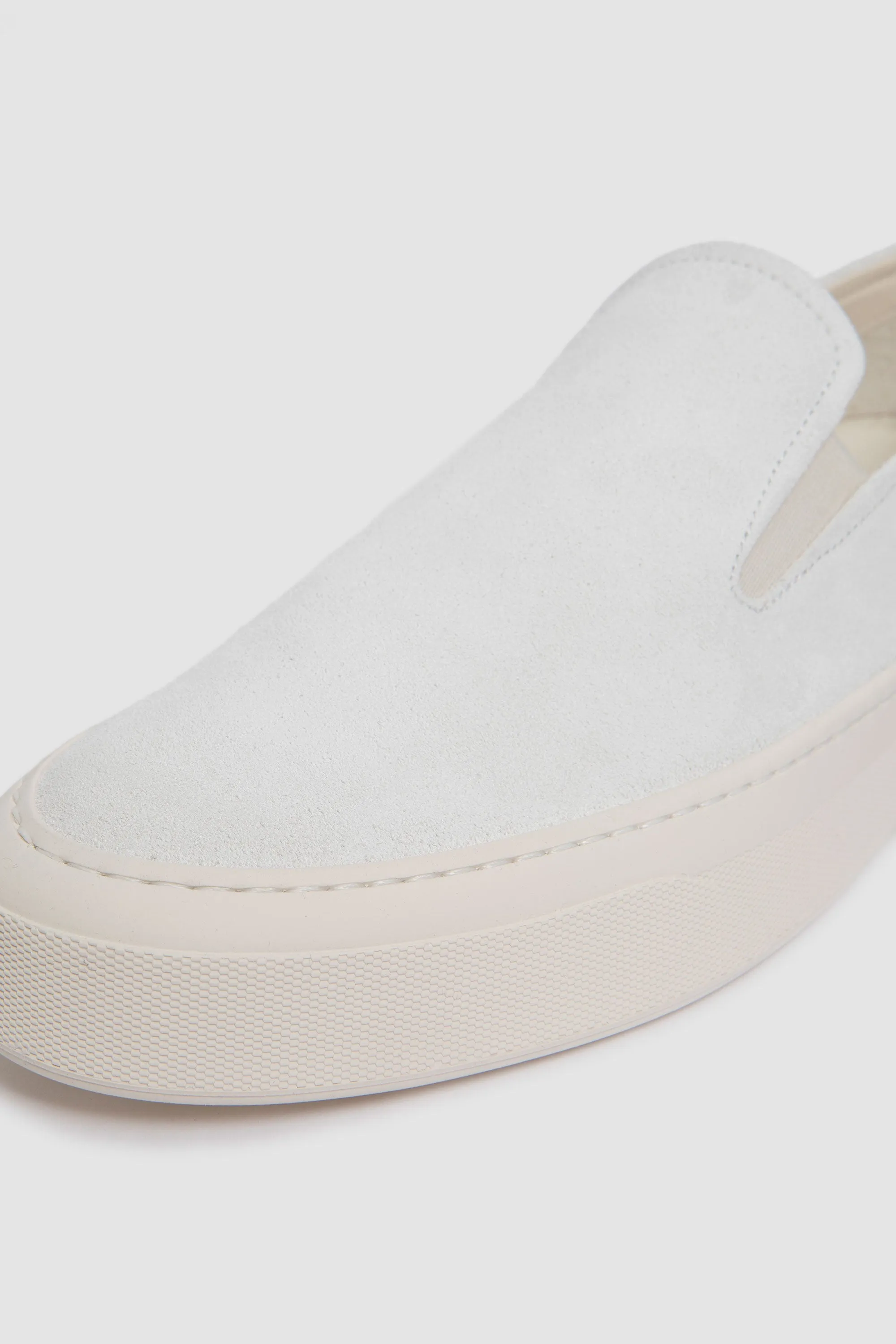 Slip On Suede White