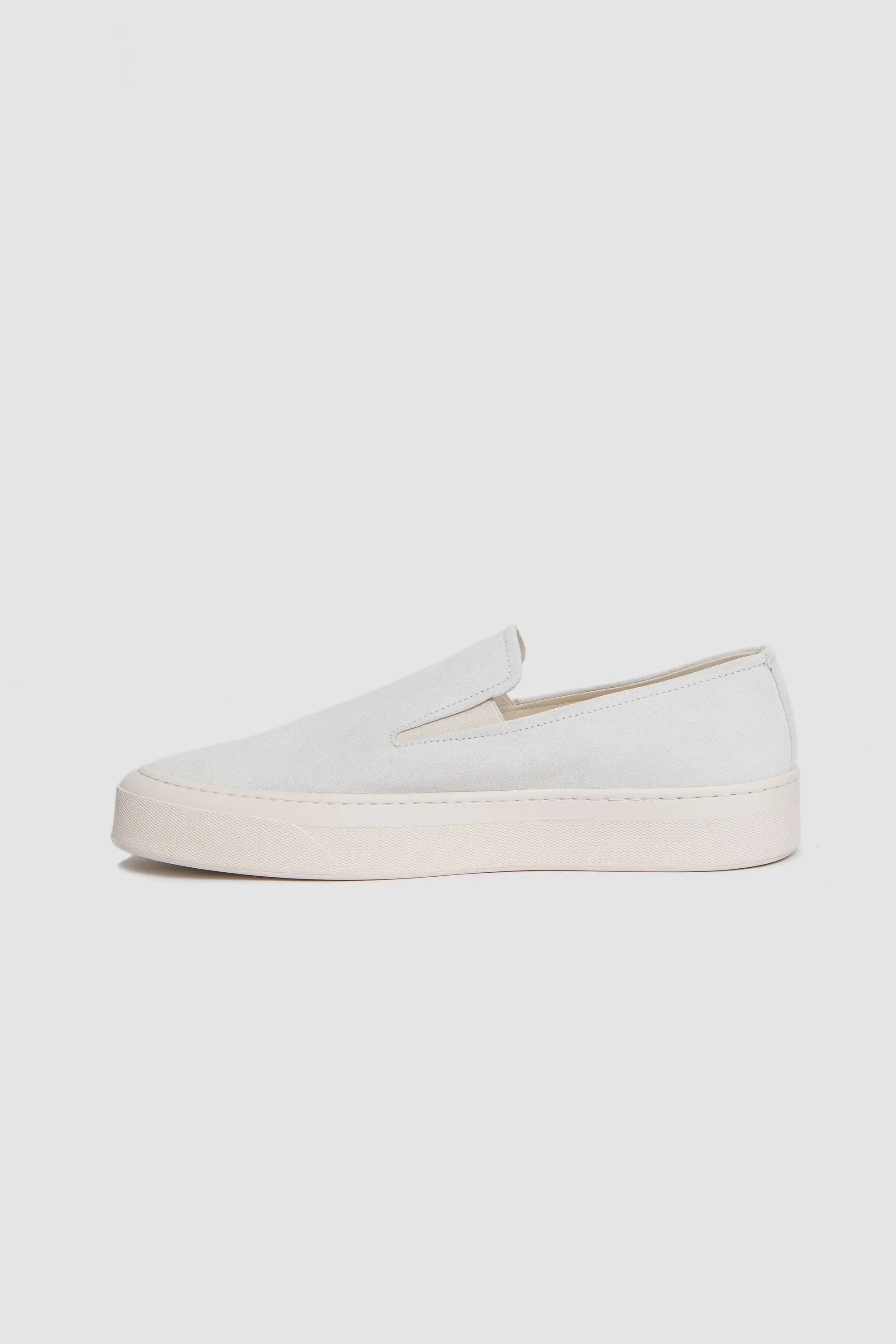 Slip On Suede White
