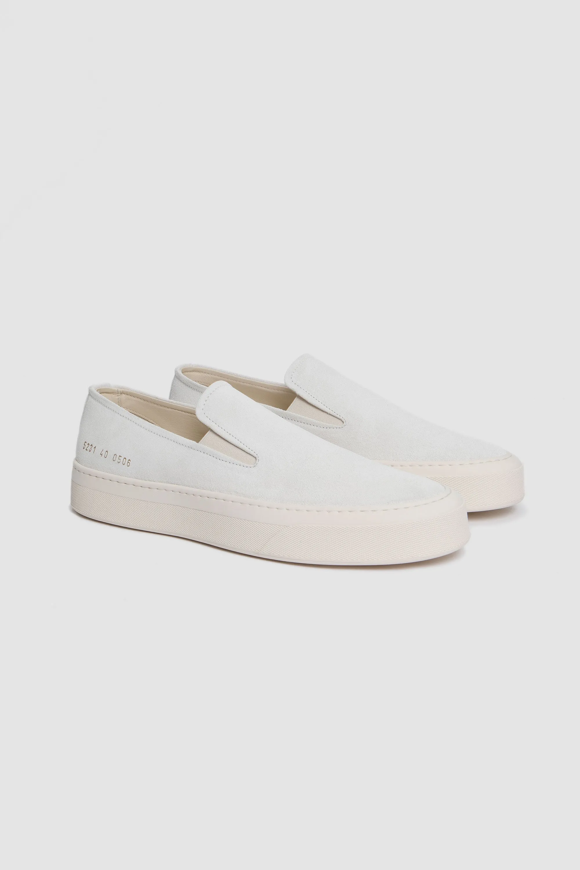 Slip On Suede White