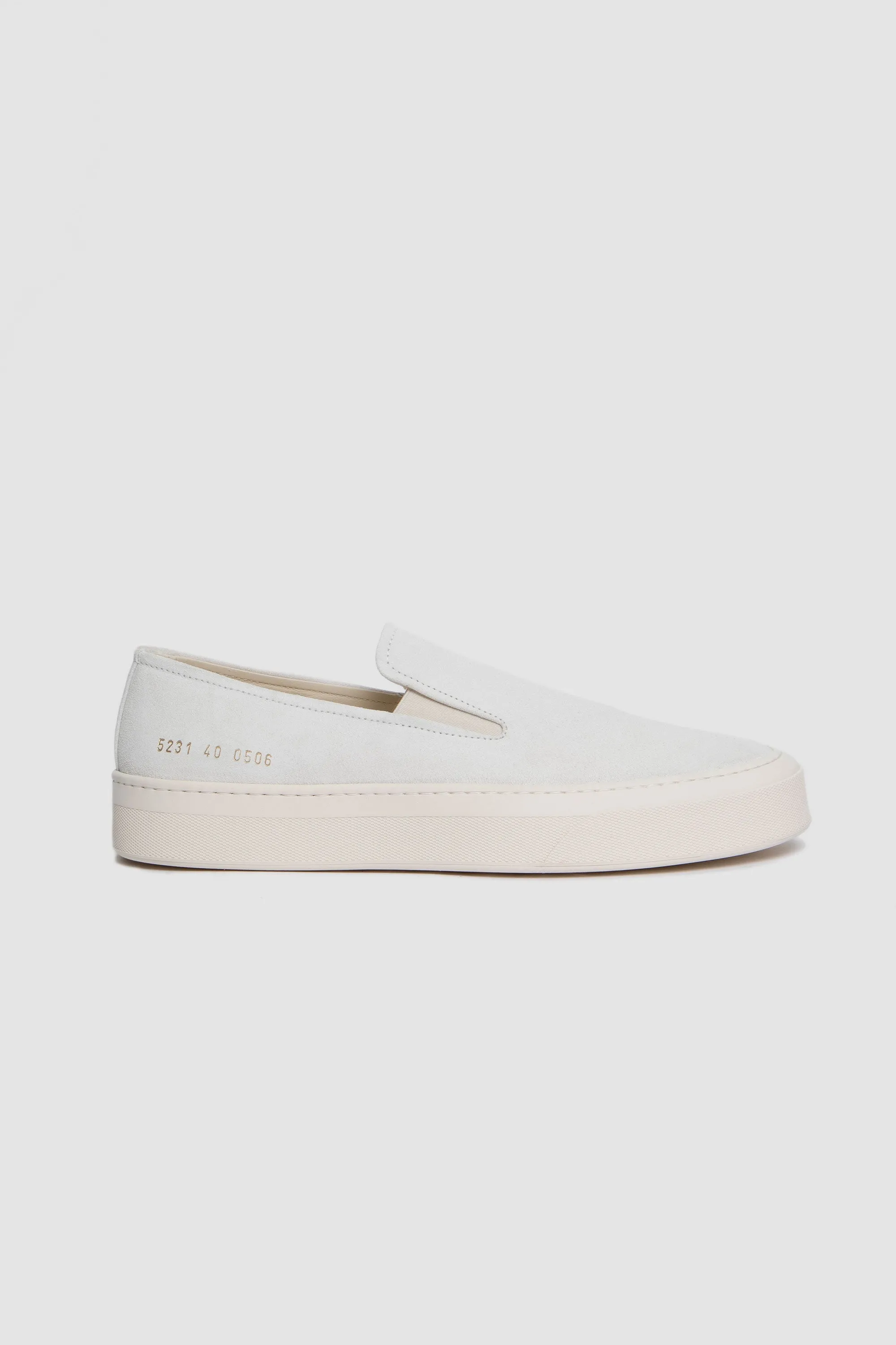 Slip On Suede White
