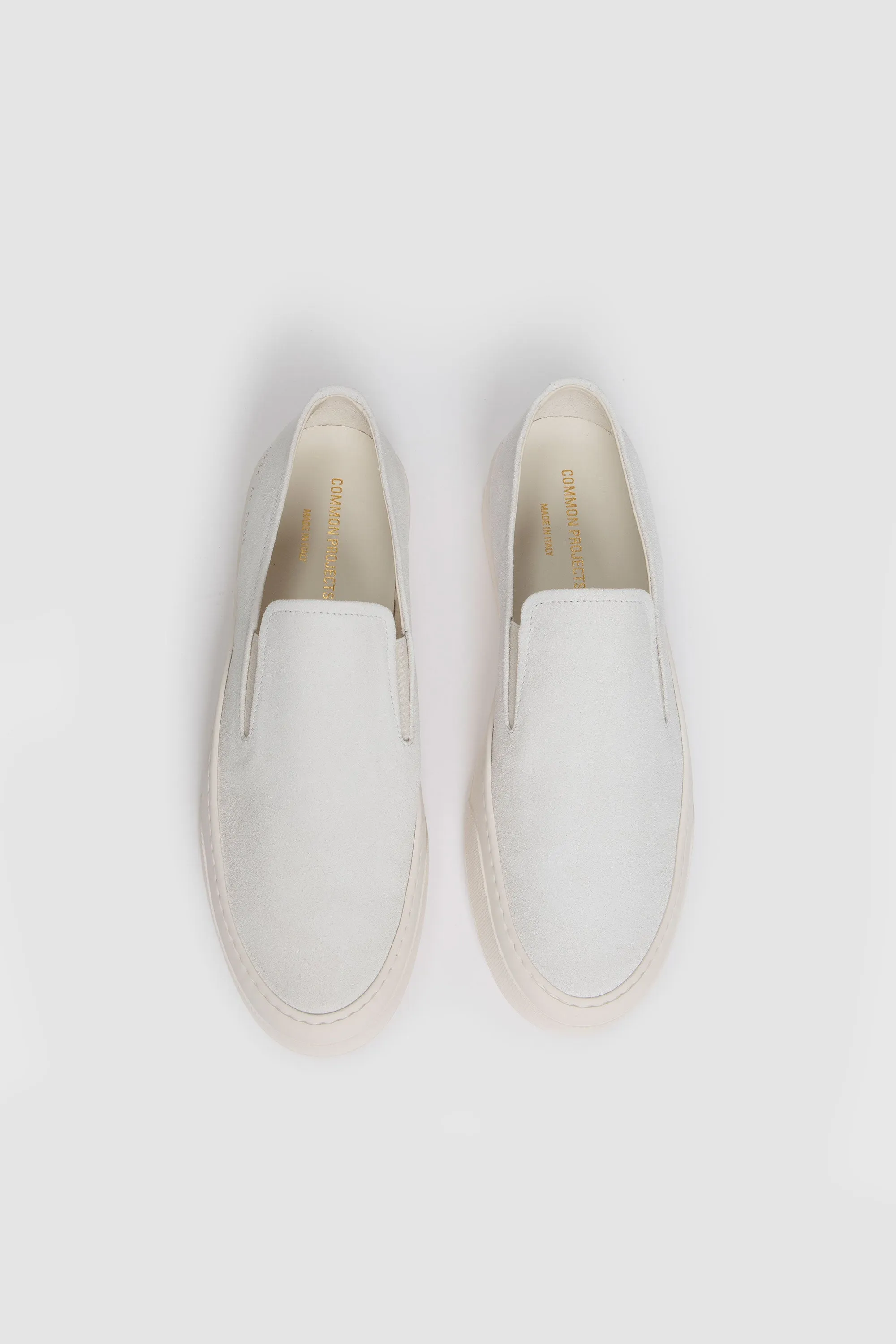 Slip On Suede White