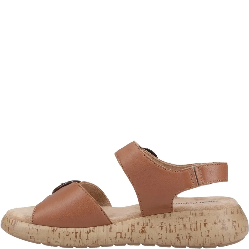 Tan Alison Buckle Sandals