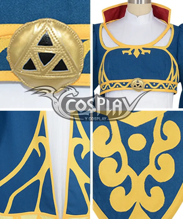The Legend Of Zelda: Breath Of The Wild Princess Zelda Cosplay Costume - No Wig