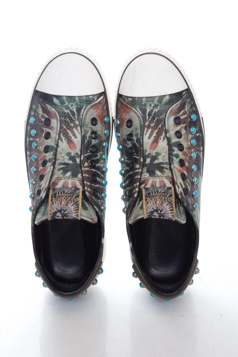 Valentino Tie Dye Slip On Sneakers SZ 40.5