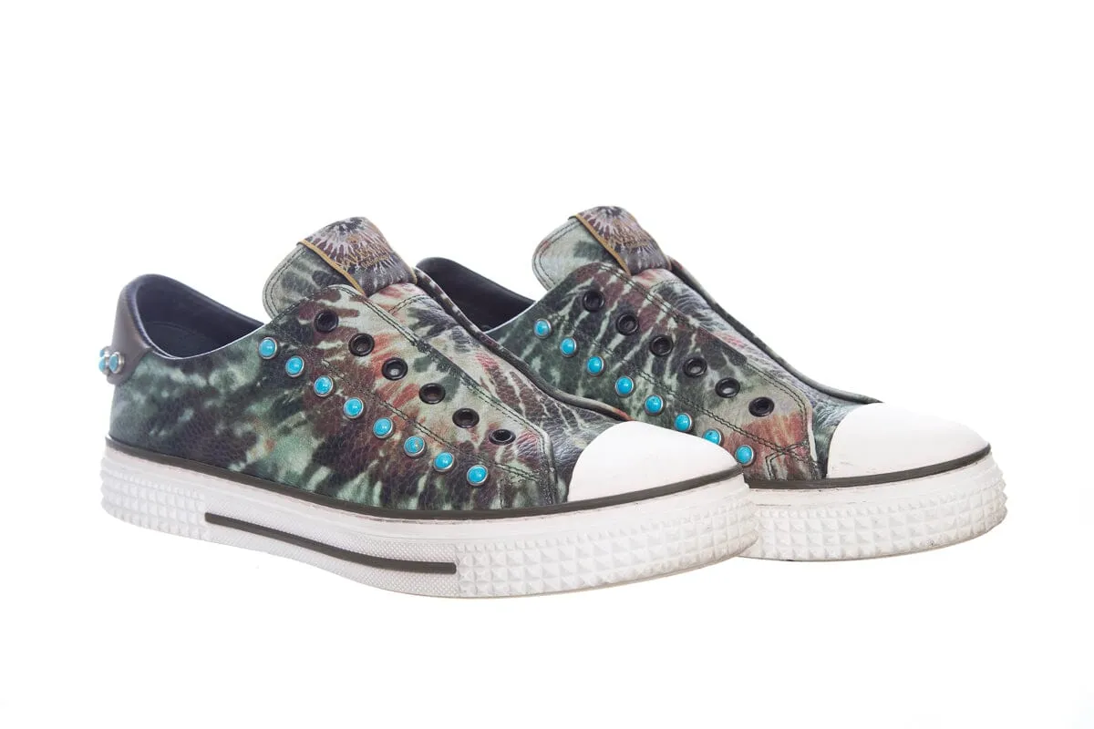 Valentino Tie Dye Slip On Sneakers SZ 40.5