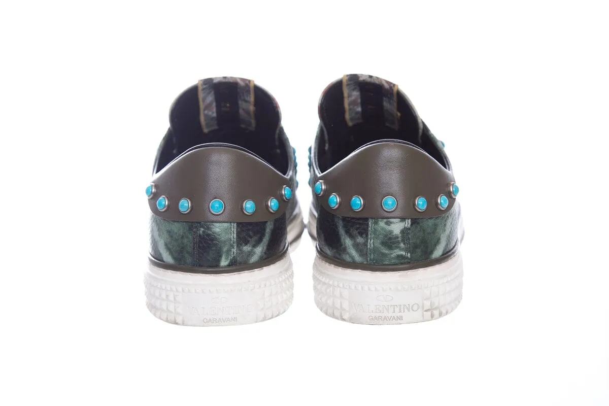 Valentino Tie Dye Slip On Sneakers SZ 40.5