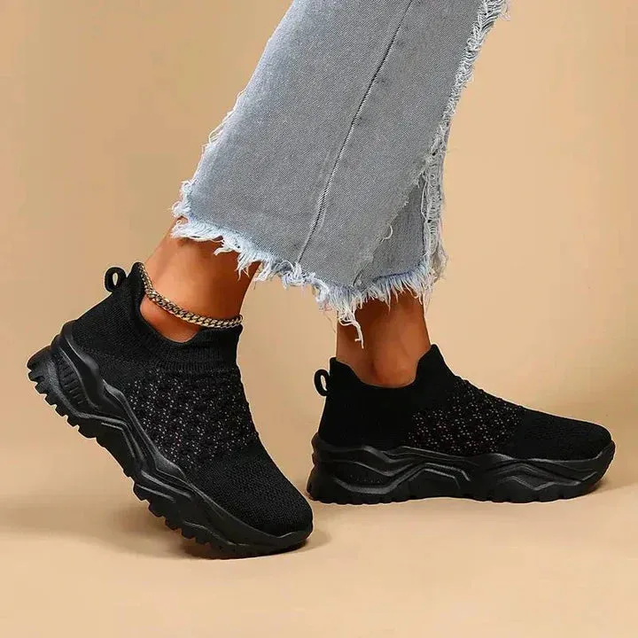 Vanessa - Slip-On Baskets Femmes - Respirantes & Orthopédiques