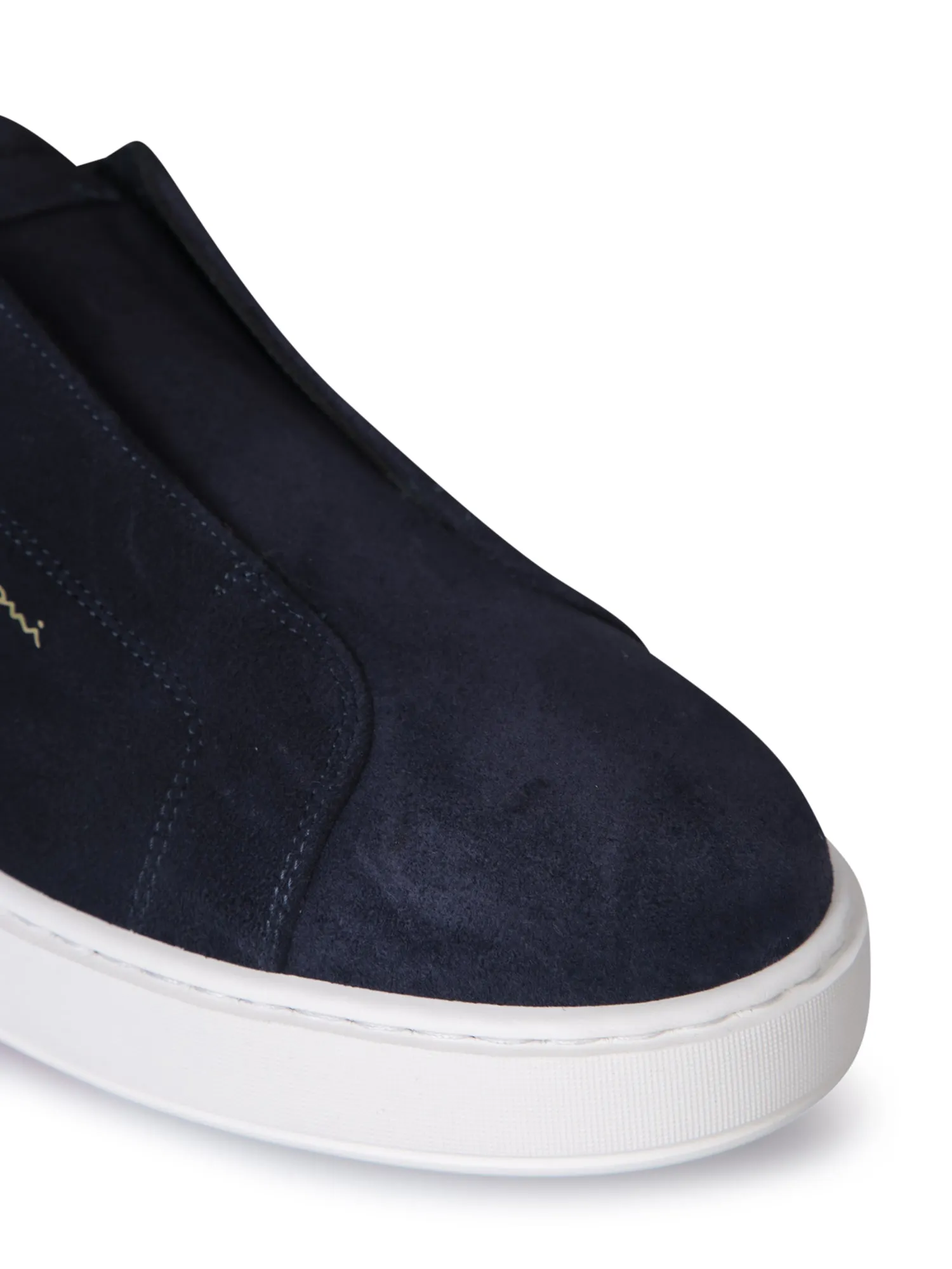 Victor Suede Slip On Sneakers Blue