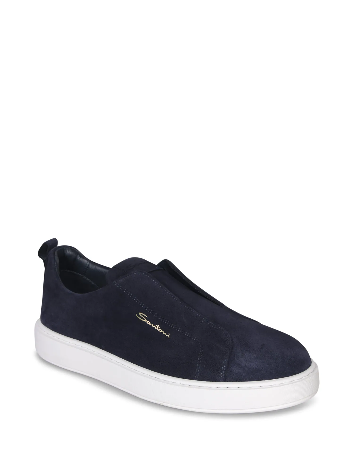 Victor Suede Slip On Sneakers Blue
