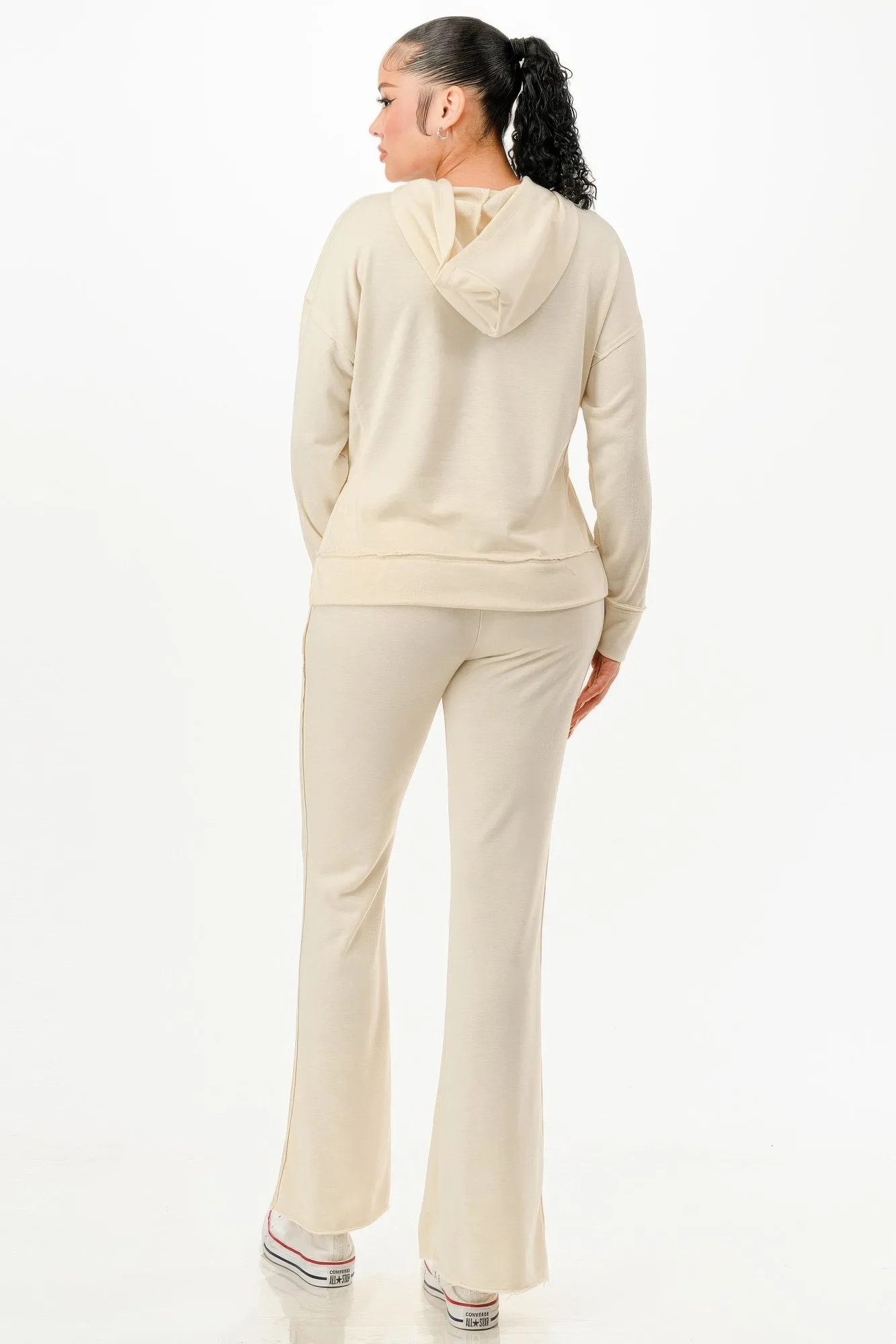 Washed Sweat Two-piece Set