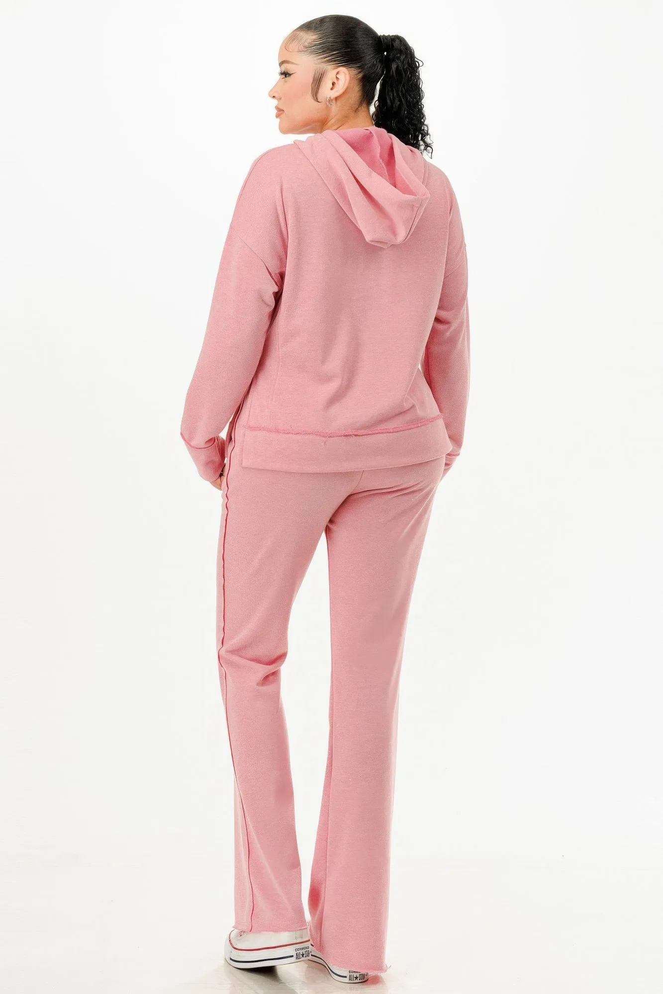 Washed Sweat Two-piece Set