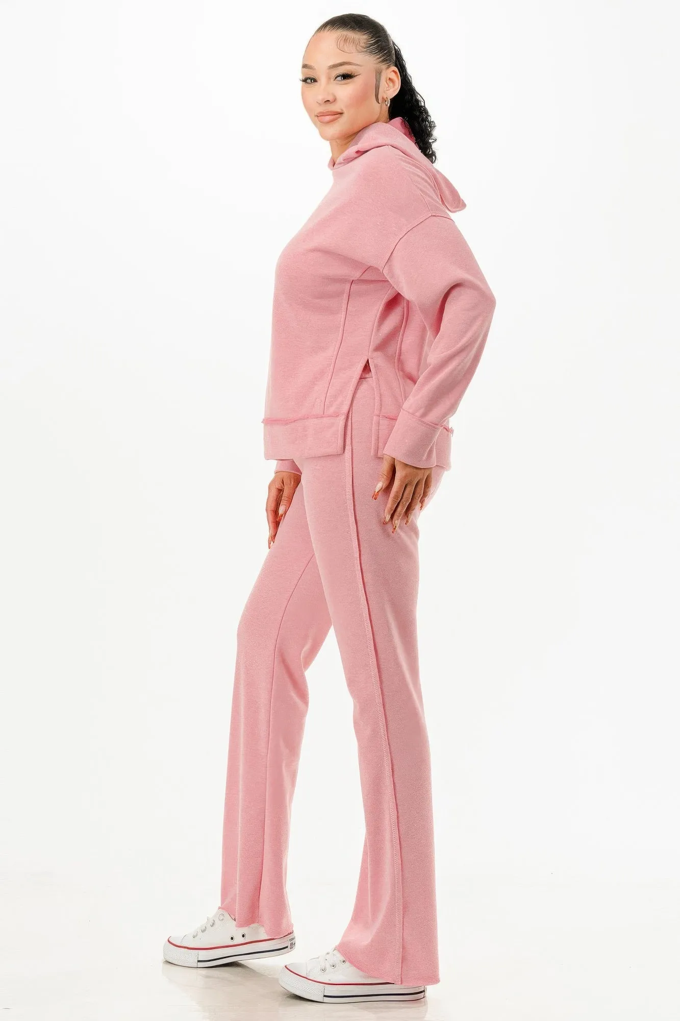 Washed Sweat Two-piece Set