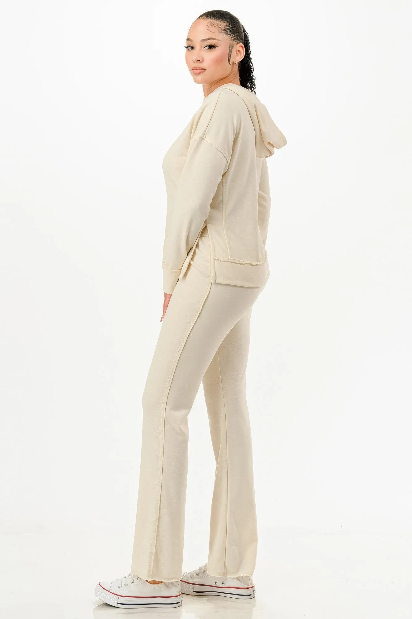 Washed Sweat Two-piece Set