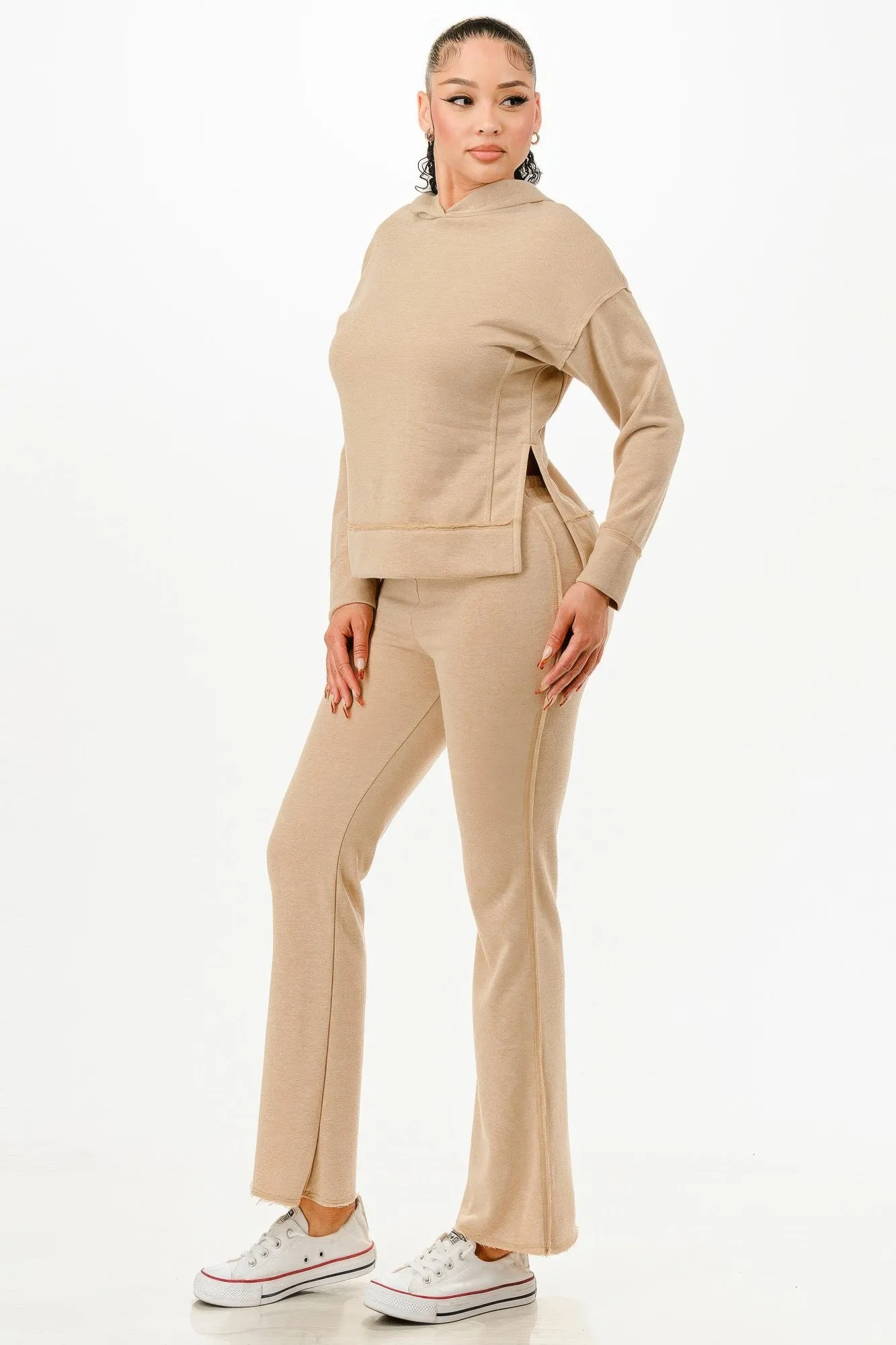 Washed Sweat Two-piece Set