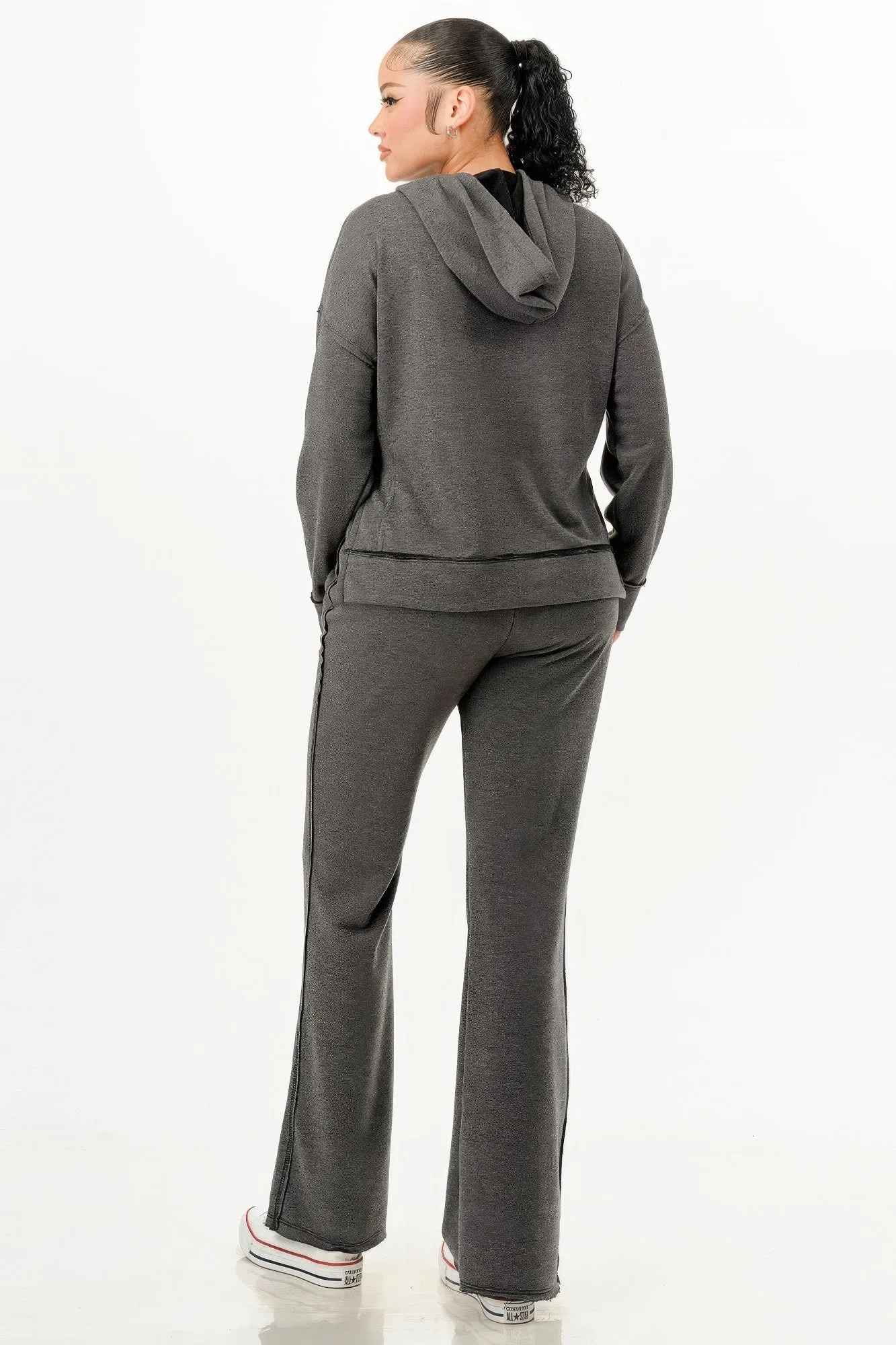 Washed Sweat Two-piece Set
