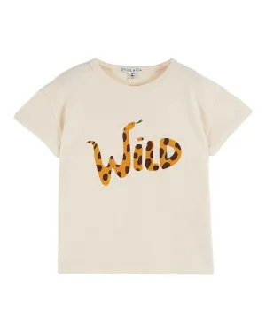 Wild T-Shirt in Creme