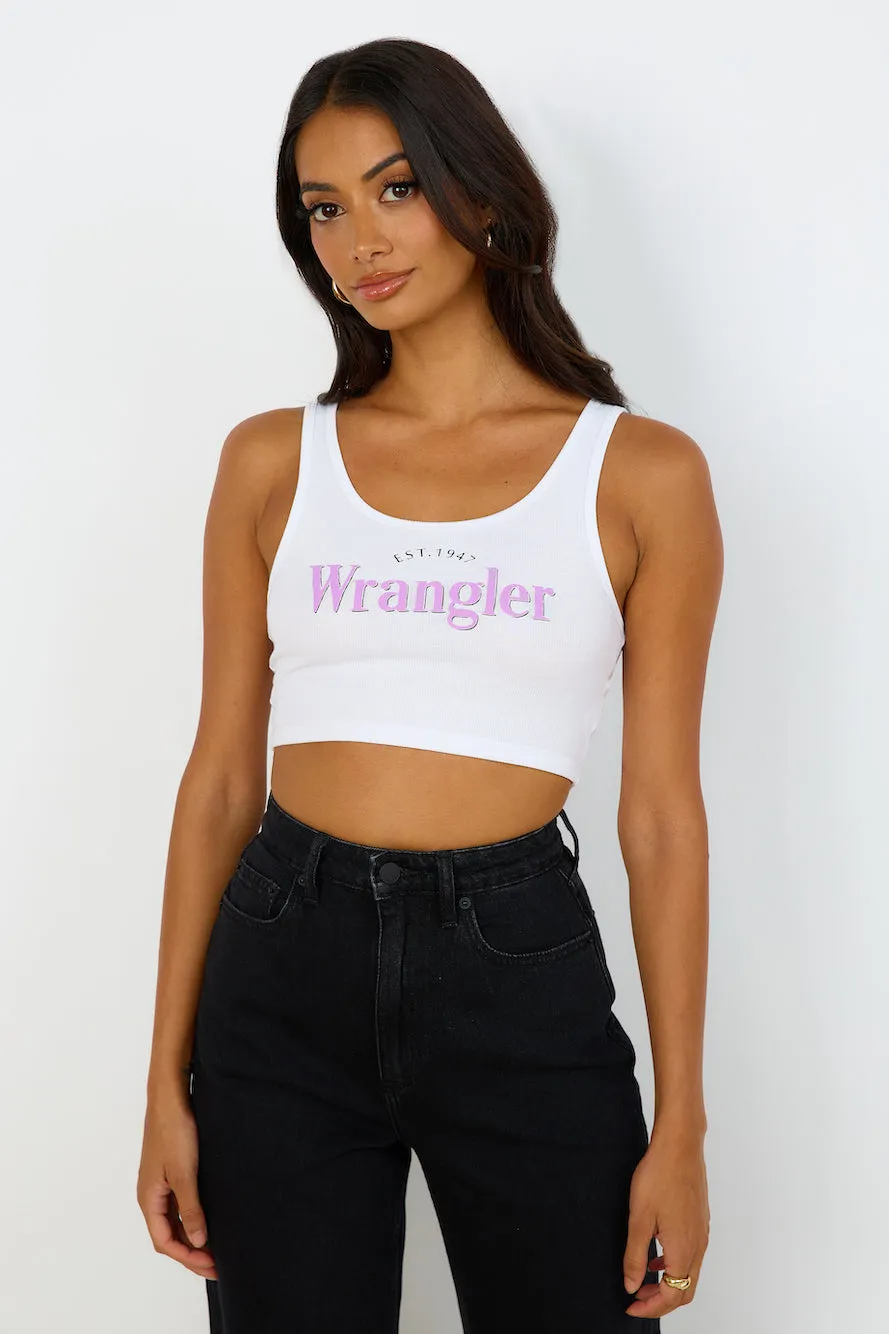 WRANGLER The Reaction Tank White Lilac