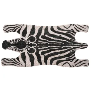 Zebra Coir Welcome Mat with PVC Backing (74cm x 38cm)